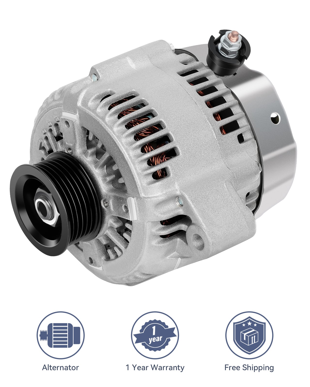 New Alternator 12V AND0279 Fit for 2000-2002 for Toyota Tundra Pickup 4.7L V8
