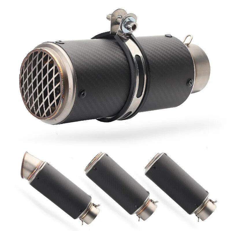 51mm 60mm Exhaust Link Pipe Tailpipe DB Killer Tail Pipe Exhaust Muffler Escape