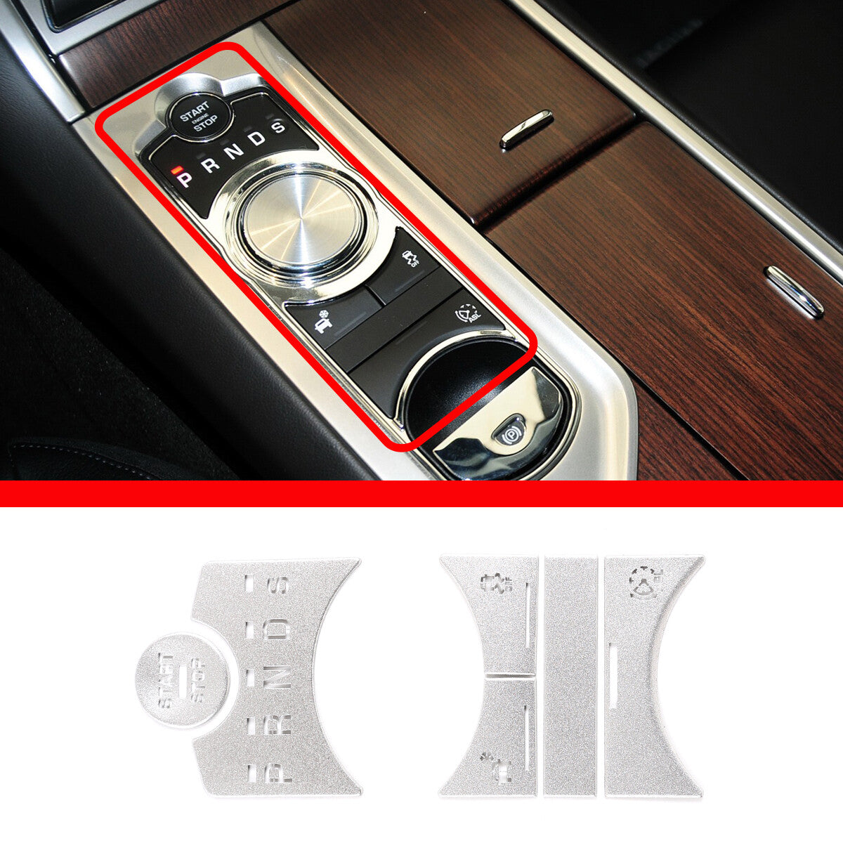 Carbon Fiber Rear Reading Light Lamp Cover Trim for Chevy Silverado for GMC - for SIERRA - v
