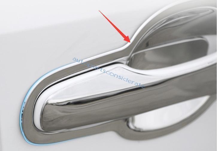 for Toyota for Corolla 20-2024 Silver Steel Exterior Side Door Bowl Cup Cover Trims