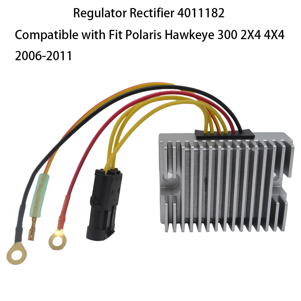Regulator/rectifier 4011182 compatible with Fit for Polaris Hawkeye 300 2X4 4X4 Q