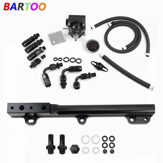 D Series Fuel Rail Manifold FPR Gauge Line Hose for Honda SOHC D15 D16 D17 Q
