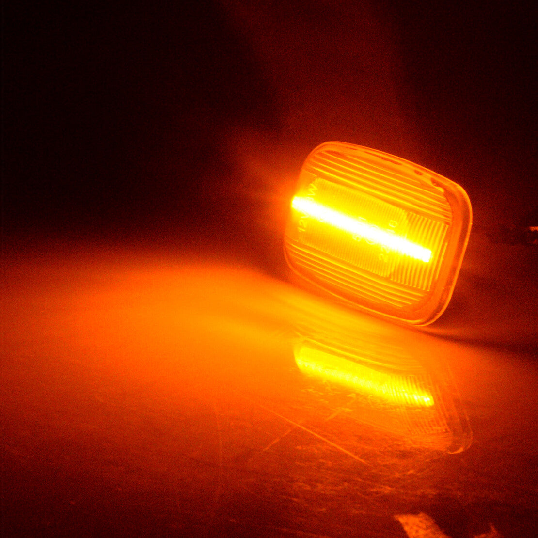 2x Clear Fender Indicators Turn Signal Light fit for Toyota for Land Cruiser J70