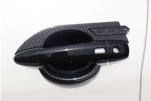 12X for Nissan Sentra 2020-2022 ABS Carbon Fiber Door Handle&Bowl Cover Trim