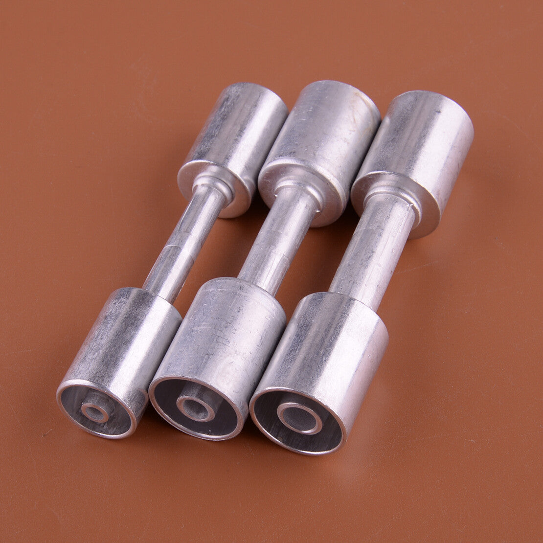 3x/set Air Conditioning Fitting Straight Beadlock Splice Fits #6 #8 #10 A/C Hose Q