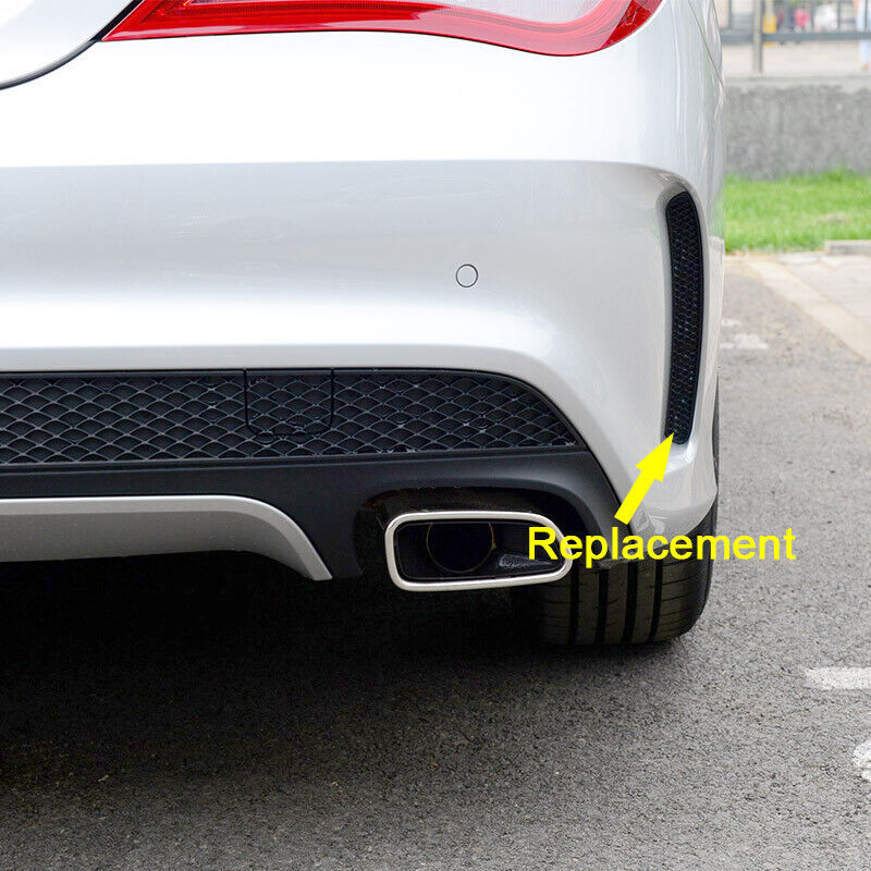 Right passenger rear bumper trim grille on the right side, suitable for 2014-16 for Mercedes C117 CLA250- n