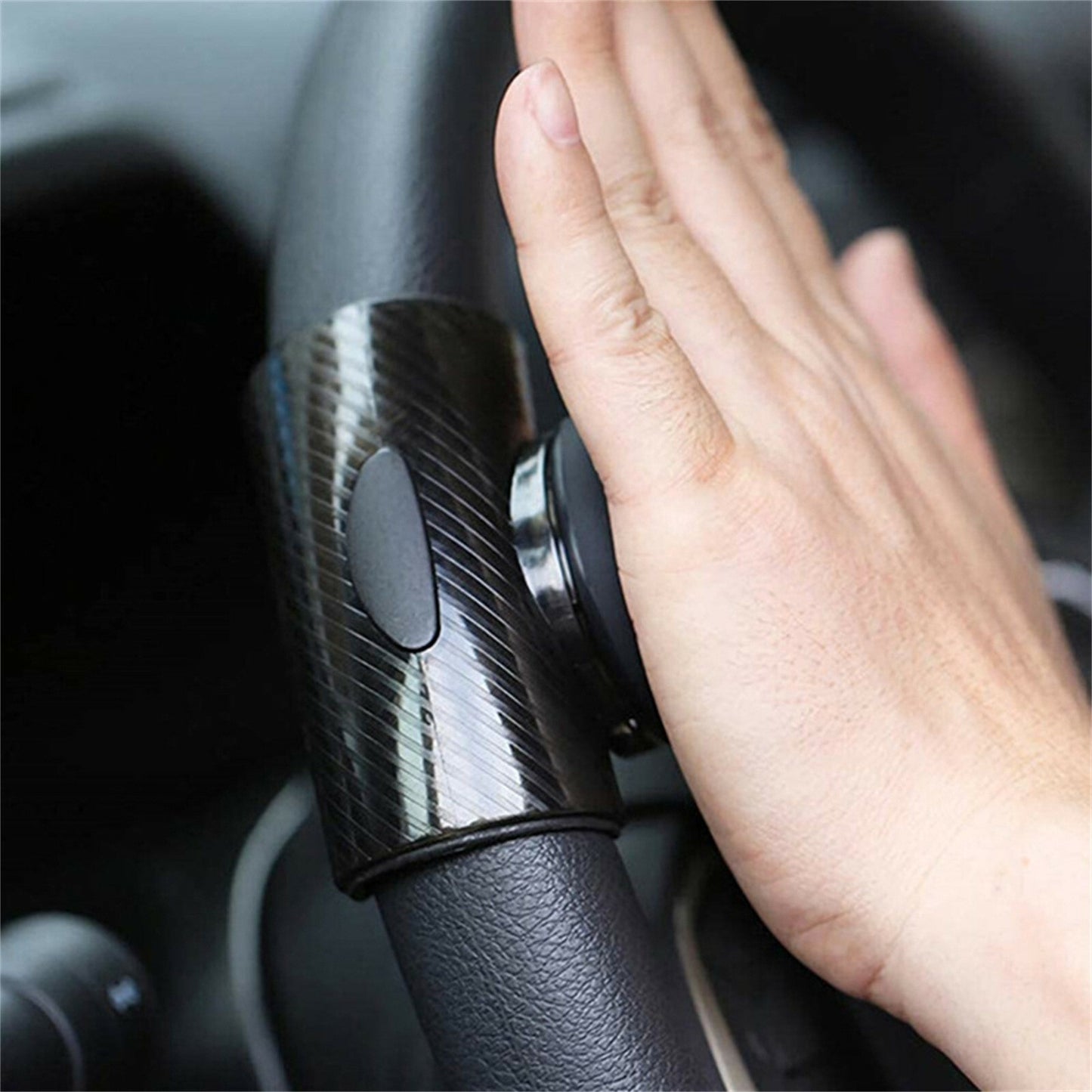 Car Steering Wheel Booster Ball Handle Assist Spinner Knob Anti-skid