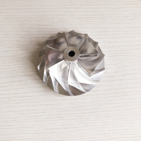 HX40 60.03/85.98 mm 7+7 Blade Turbine Milling/Blank Compressor Wheel
