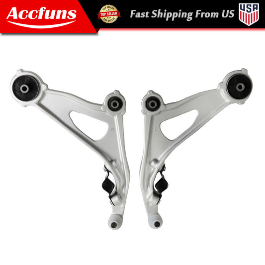 Two-piece front lower control arms are suitable for the 2013-19 Pathfinder and the 2014-22 for Infiniti QX60. n