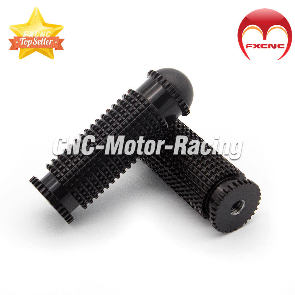 CNC front folding motorcycle rear wheel footrest footrest footstool foot spike pedal black