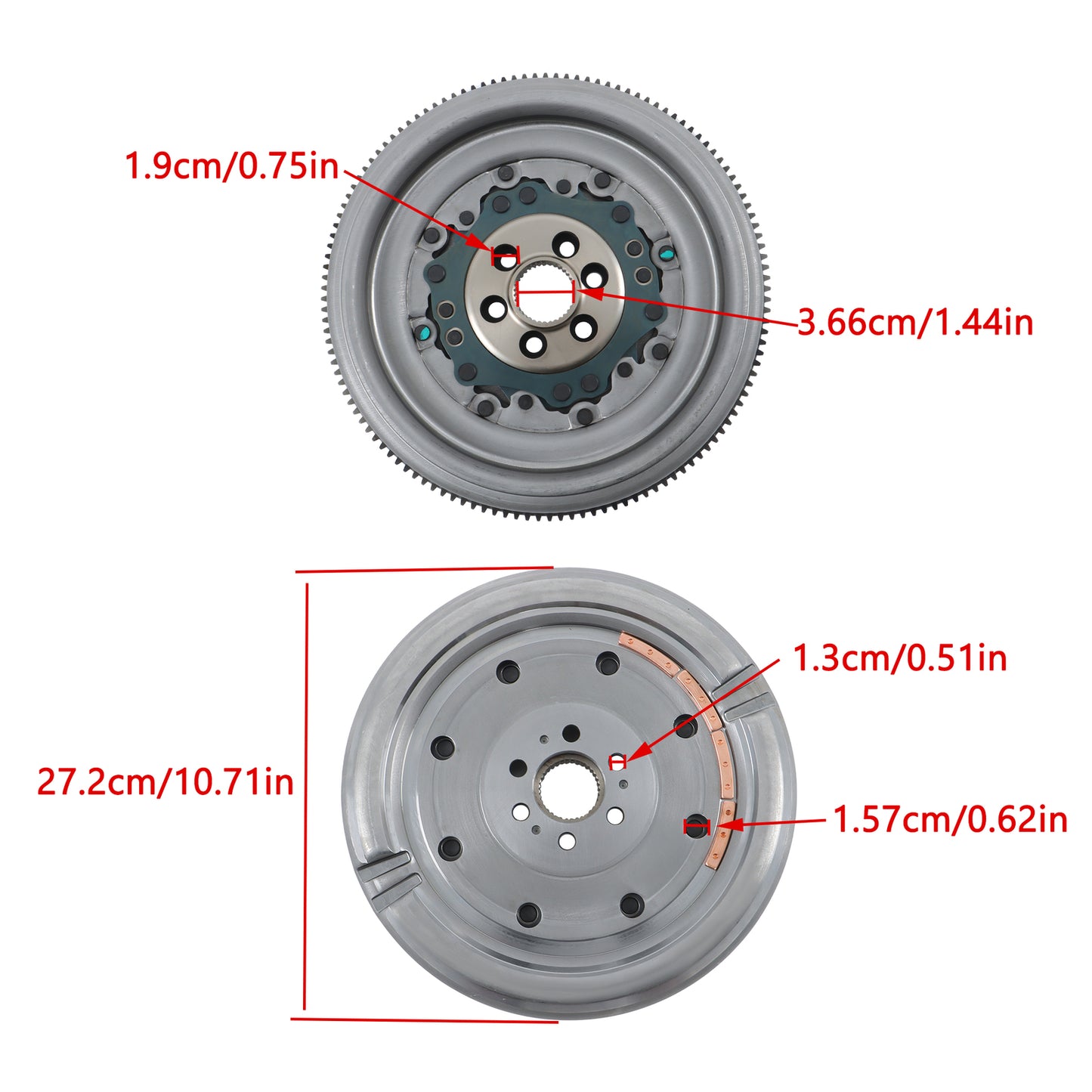 Dual-mass flywheel suitable for Jetta 09-10, Beetle, for Golf , for Audi A3 2.0L diesel cars. n