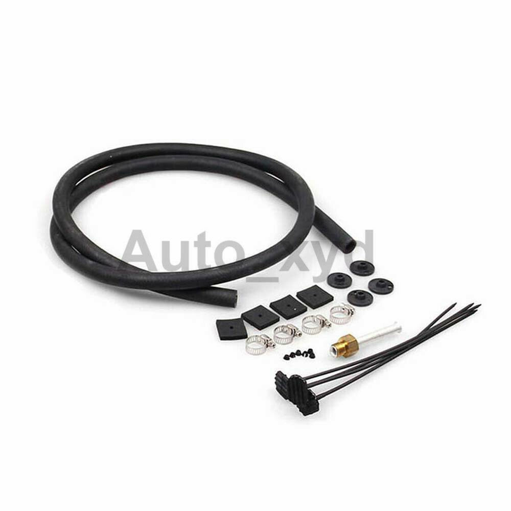 8 Row Transmission Oil Cooler Kit Aluminum Car Radiator Universal Replacement Q