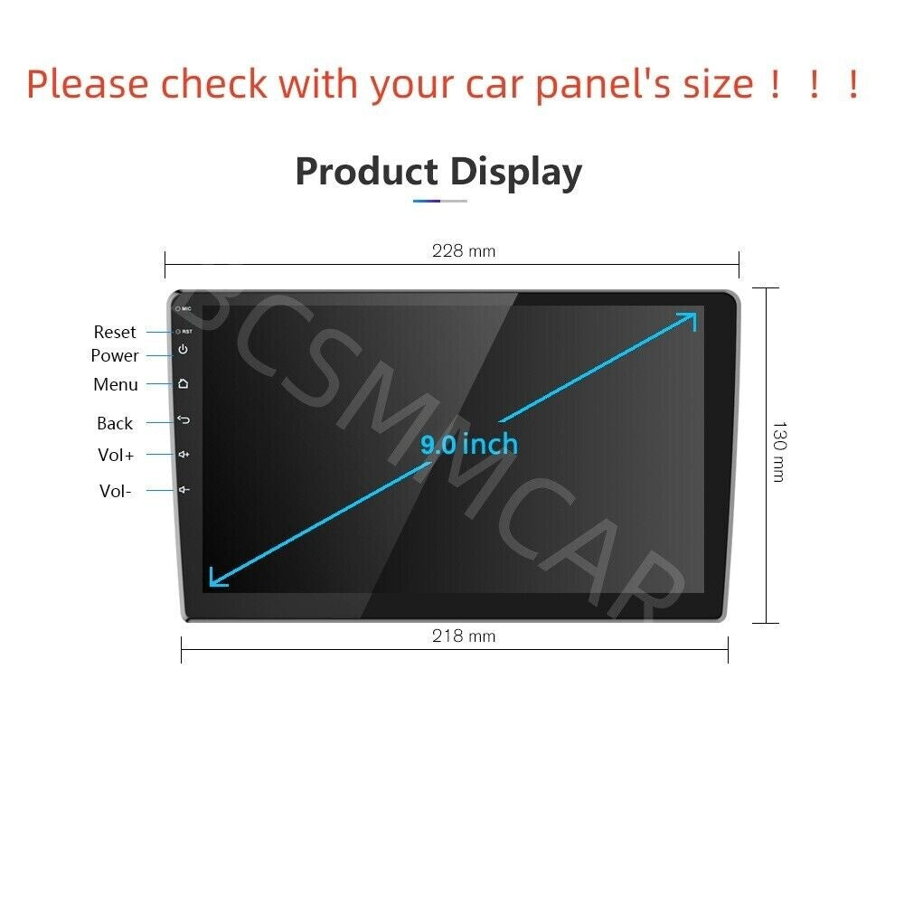 1pc Android-13 2-Din Radio Car Stereo Touch Screen GPS Navigation WIFI BT Camera n
