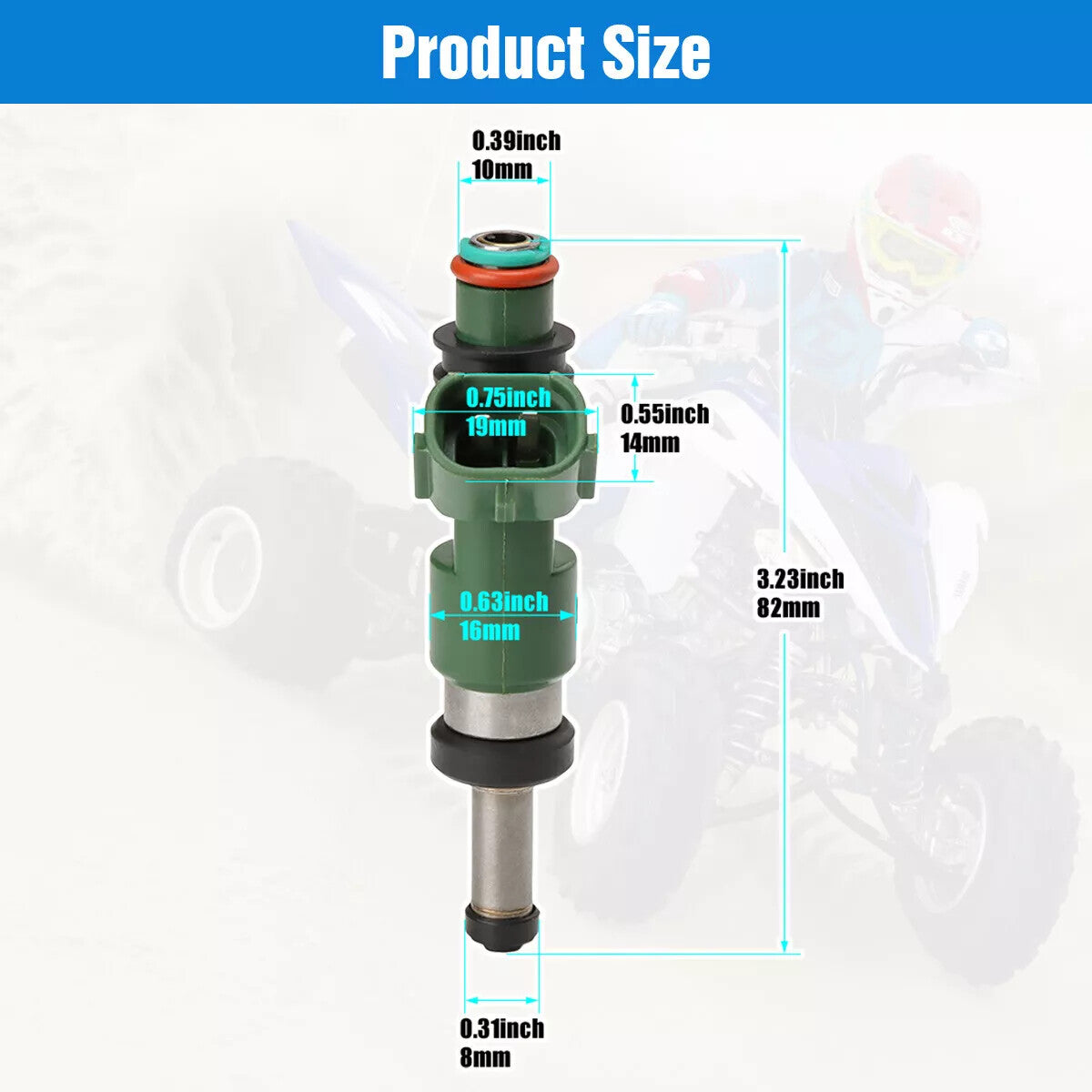 Fuel injector 5VK-13761-00-00 suitable for Yamaha 700, YFM700, 700R SE 2006-16 n
