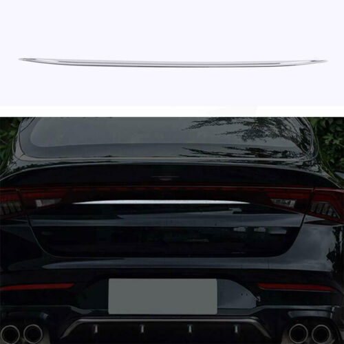 2021-2023 for Kia K5 Silver Steel Rear Trunk Tailgate Upper Lid Strip Cover Trim
