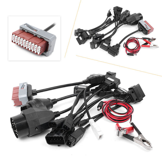 OBD2 OBDII Connector For Delphi CDP Diagnostic ds150e O Car Cables Black 8pcs
