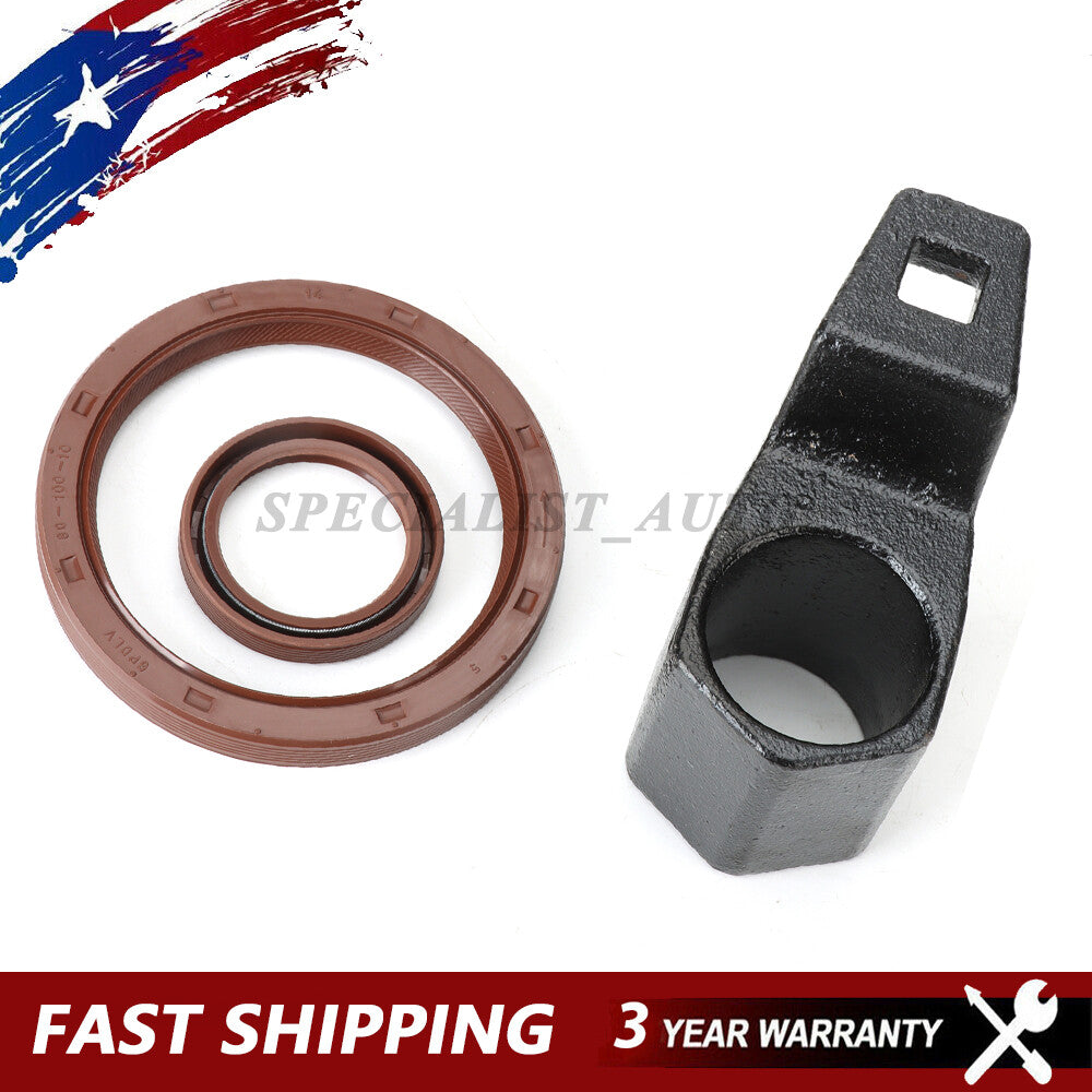 1 x 50 mm crankshaft crank pulley wrench + oil seal for 1990–1997 for Honda Accord 2.2L