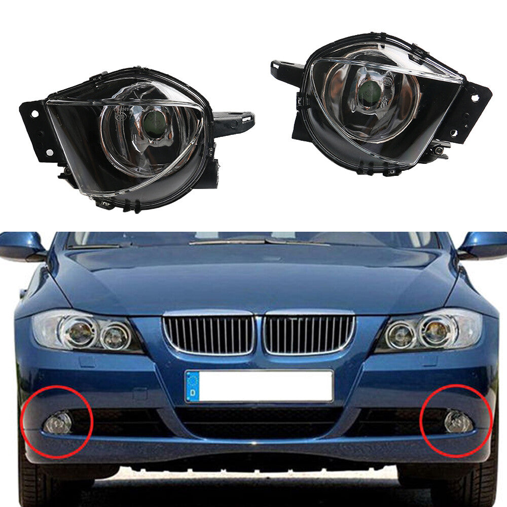 Front LH RH Bumper Lower Foglight Lamp Fits for BMW 325i 325xi 330i 330xi 2006