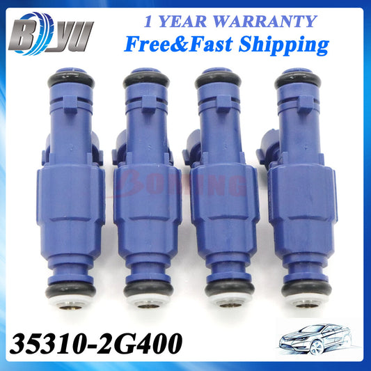 35310-2G400 4PCS Fuel Injector For 2008-2013 for Hyundai Sonata for Kia Forte Sportage