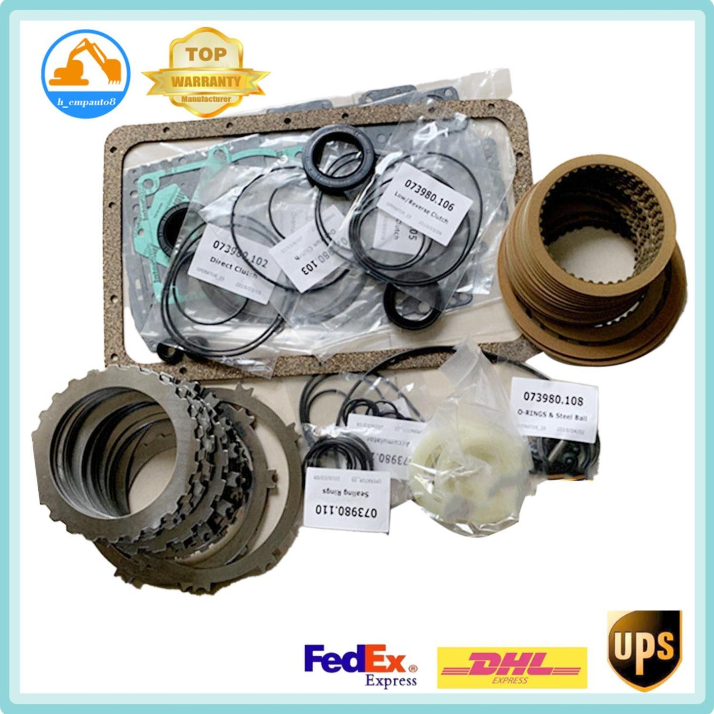 Transmission Master Rebuild Kit for TOYOTA SUPRA CROWN 3.0L 1988-98 A340E A340F