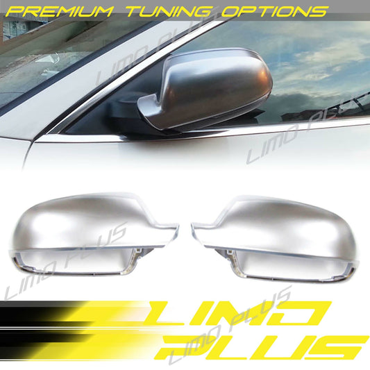 Matte for CHRome Mirror Cover Caps for for Audi A3 A4 RS4 B85 A5 S5 RS5 NO Lane Assist v
