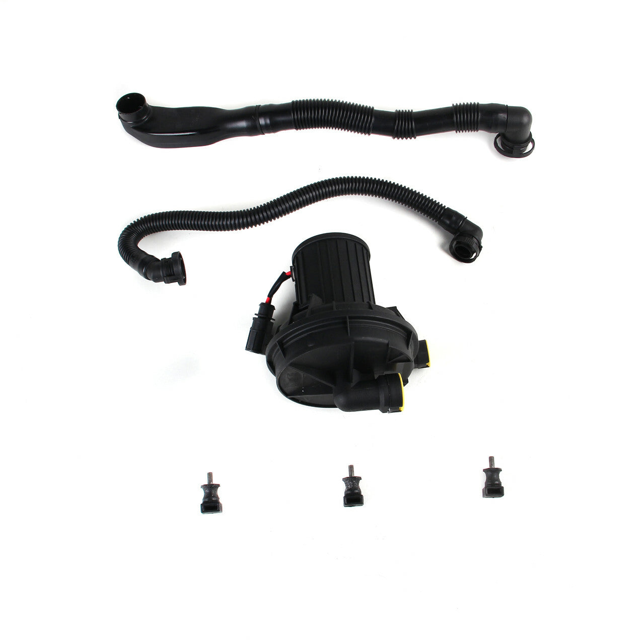 Secondary Air Pump + 3x Mount + Hose Set Fit for VW for Passat for AUDI for A4 06A959253E Q