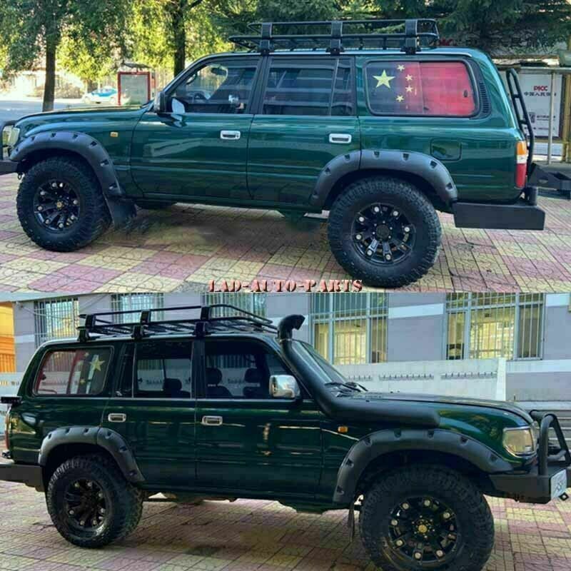 for Toyota for Land Cruiser LC/FJ80 1991-97 Fender Flares Wheel Arches Wide Body Set