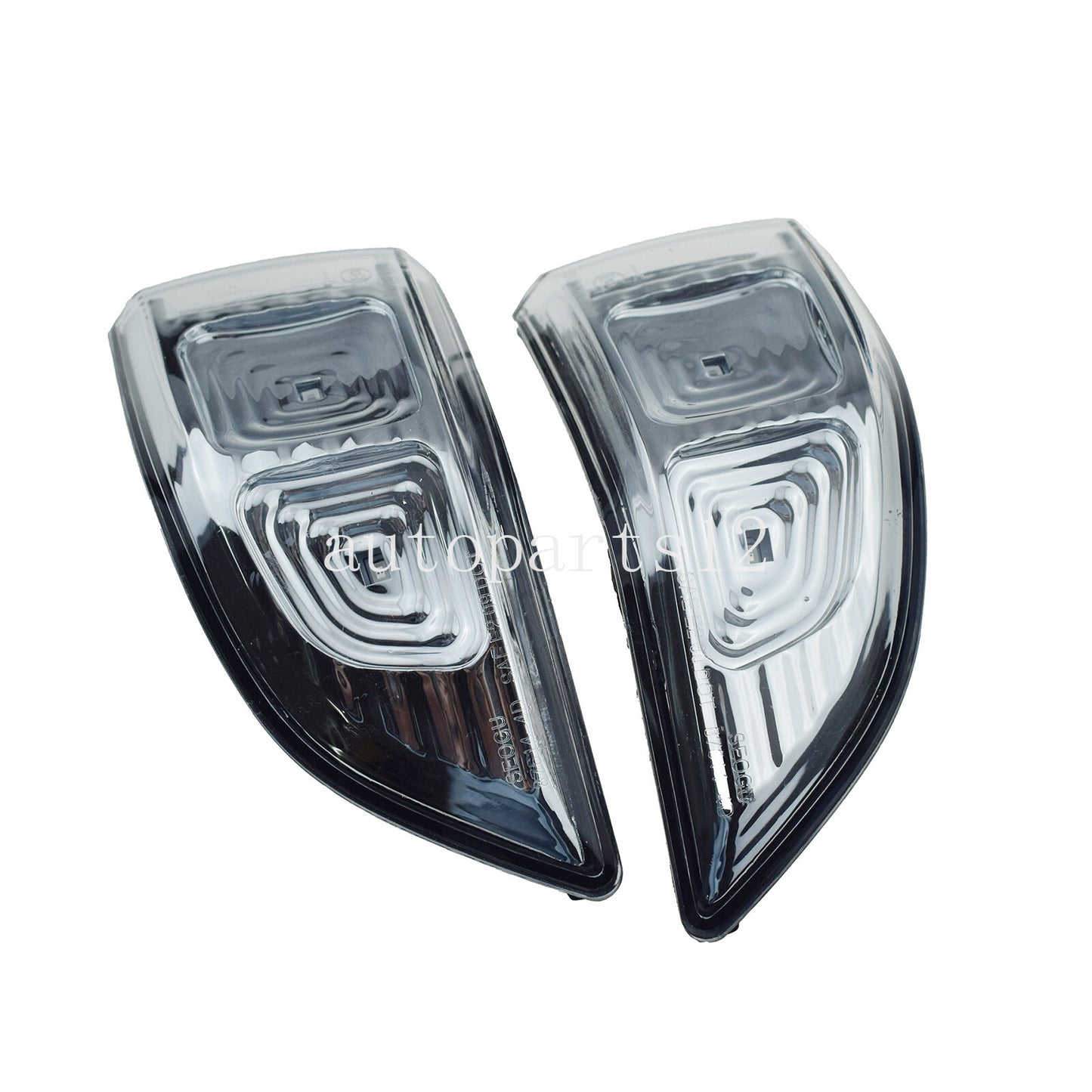 A pair of turn signals on the left and right side mirrors are applicable to the for Kia Sedona 2010-2014.