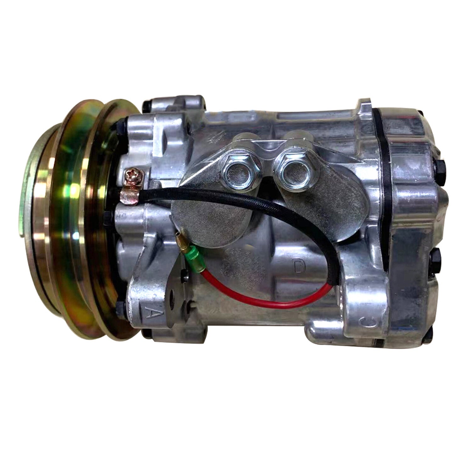 A/C Compressor w/Clutch for Komatsu Hitachi Excavators - NEW