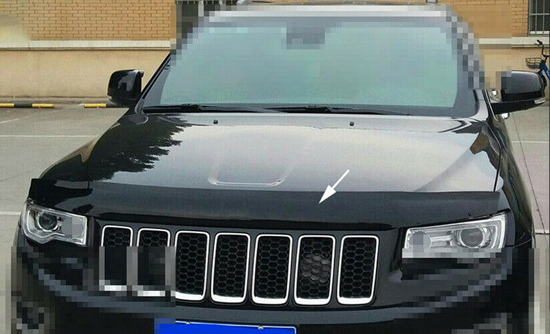 For Grand Cherokee 14-20 Front Bug Shield Hood Deflector Guard Bonnet Protector