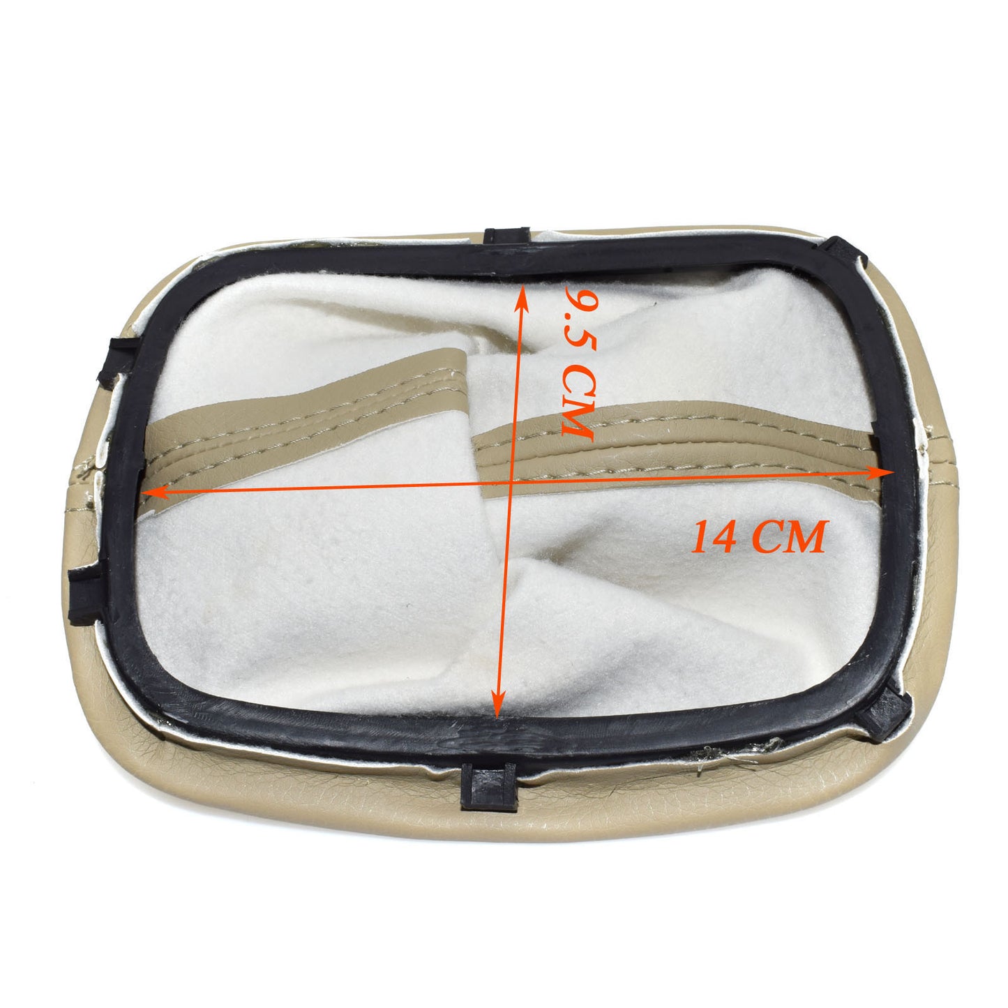 Beige protective case, black 5-speed gear shifter, Knob Gaitor boots, suitable for Passat B5, B5.5, for Audi - n