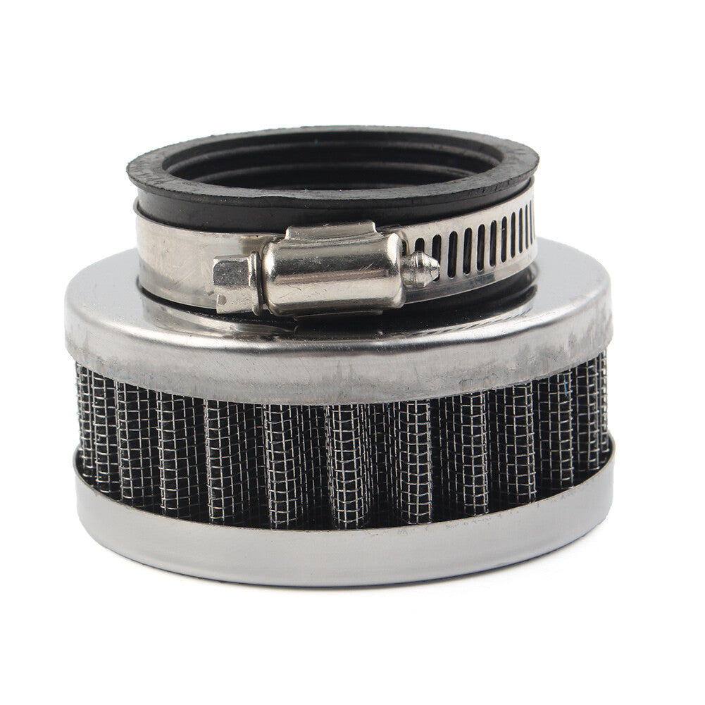 Stainless Steel 45mm Air Intake Filter Cleaner w/ Clamp Fit Motorcycle Scooter Q
