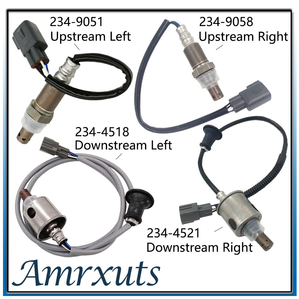 A 4-piece upstream + downstream oxygen (O2) sensor kit suitable for 2006-2007 for Lexus IS250 2.5L AWD- n