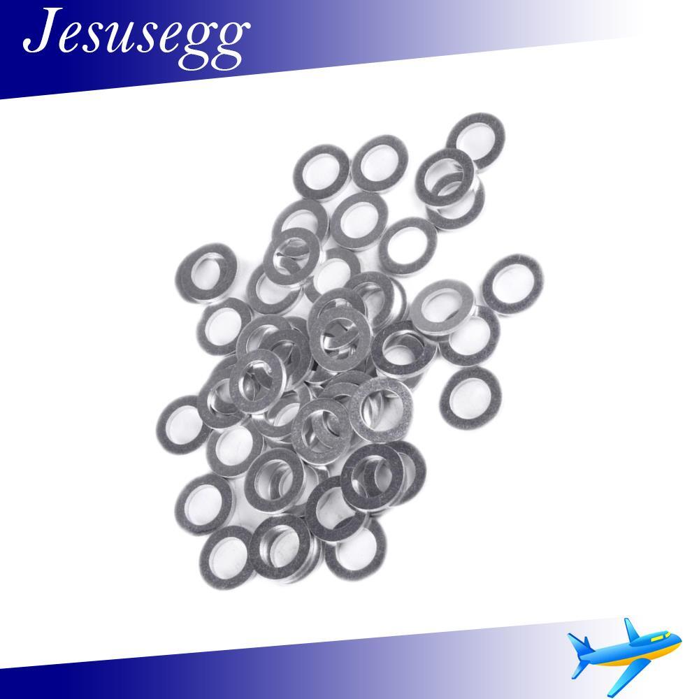50x Engine Oil Crush Washers Drain Plug O Ring Gaskets Seal 11.9mm ID. 19.7mm OD Q