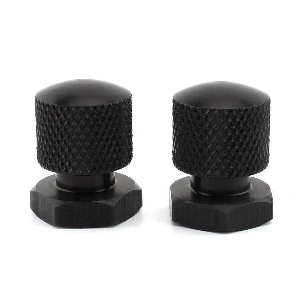 Black Rear for Seat Bolt Screw Nut for Harley Davidson Touring Softail Street Glide Q