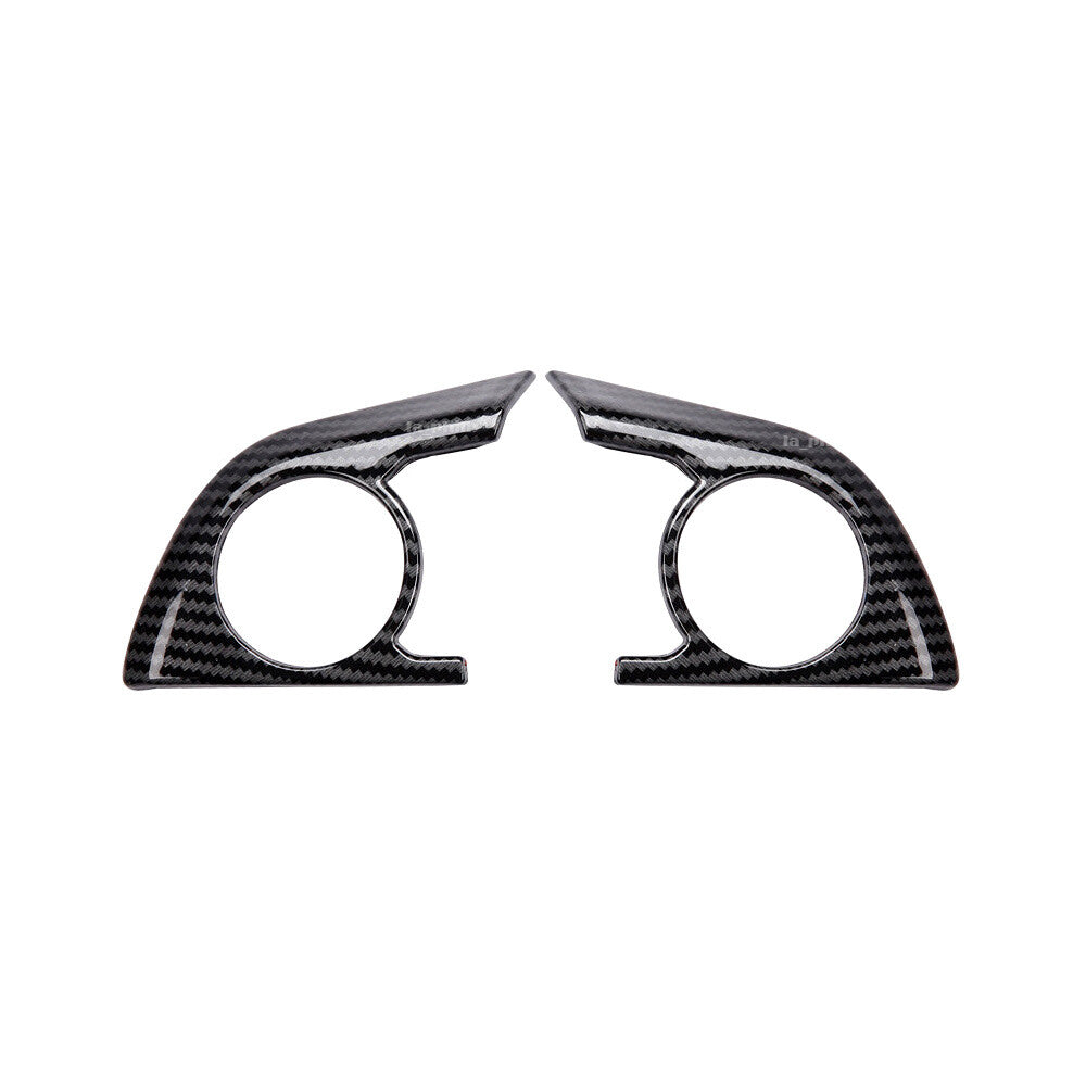 3xFor 2018-2020 for Toyota for Camry Carbon ABS Fiber Interior Steering Wheel Cover Trim