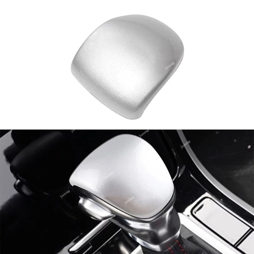 for Kia Sanchi runs ABS Front Gear Shift Lever Knob Handle Cover Cap Trim White