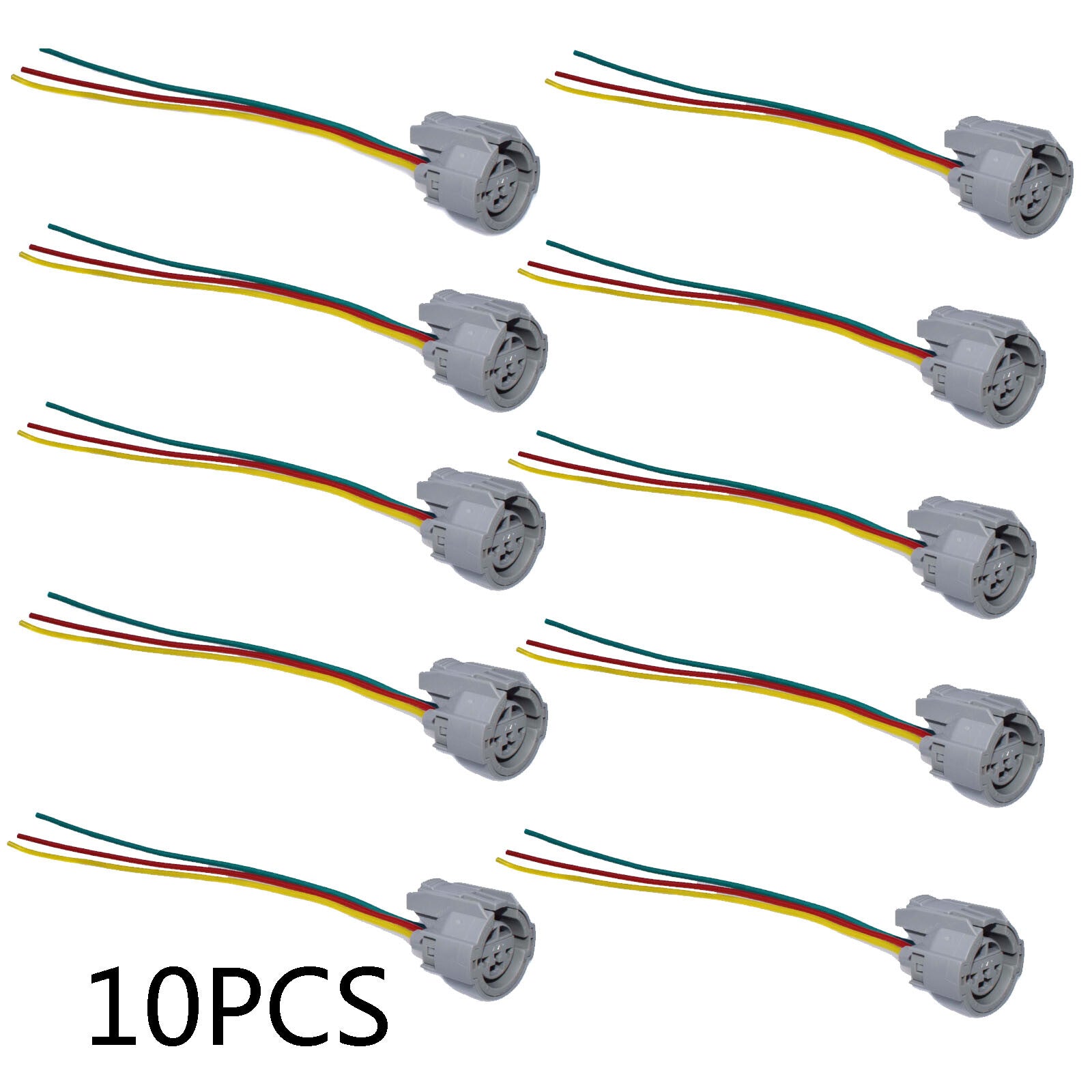 10 Pack for for Honda for Acura MAP TPS Throttle Position Sensor Connector Plug 3 Wire - v