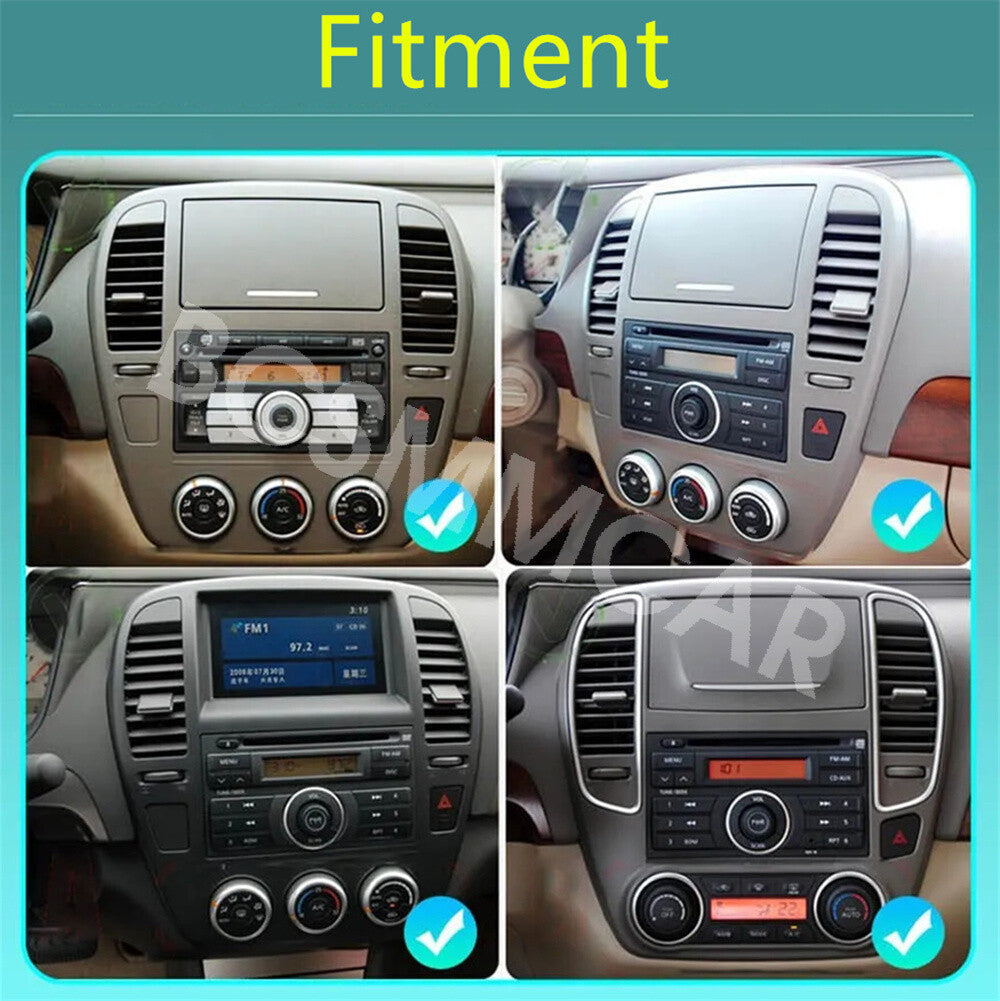 9.7 Android 13 Car Stereo Radio GPS WiFi Fit For 2006-2011 for Nissan Sentra Sylphy