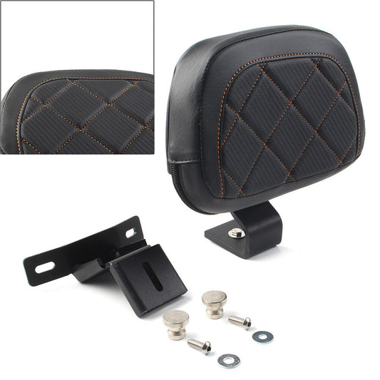 Front Driver Rider Backrest Pad for Harley Touring CVO Road Electra