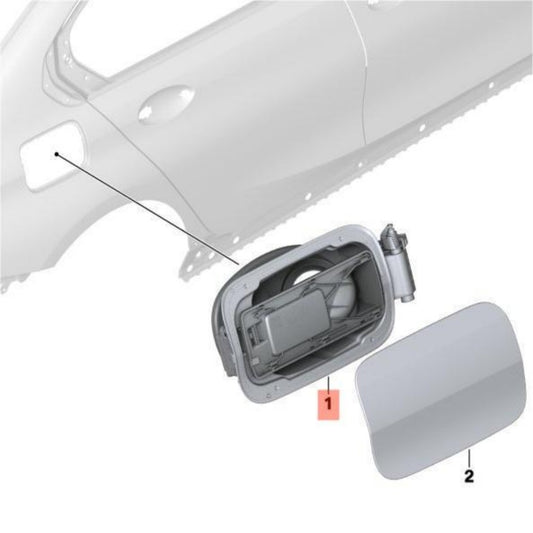 Gas Fuel Tank Filler Door Cap for BMW G29 Z4 19-24