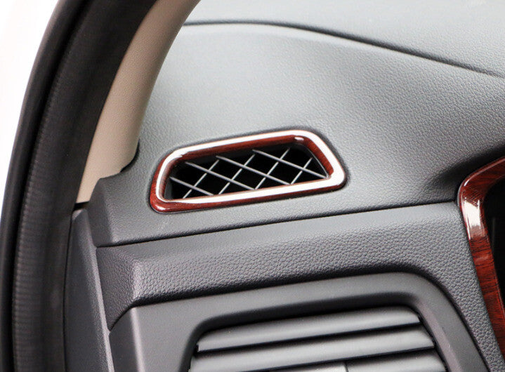 Instrument LR Air Outlet Vent Trim for Honda CRV CR-V 12-16 Peach Wood Grain