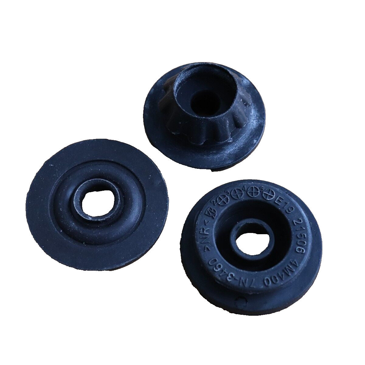 Three upper radiator mounting bushings suitable for Nissan for Infiniti 21506-4M400 and 21507-4M400.