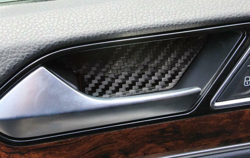 Carbon fiber inner door cup cover trim for Volkswagen for Passat variant B8 2017-2018