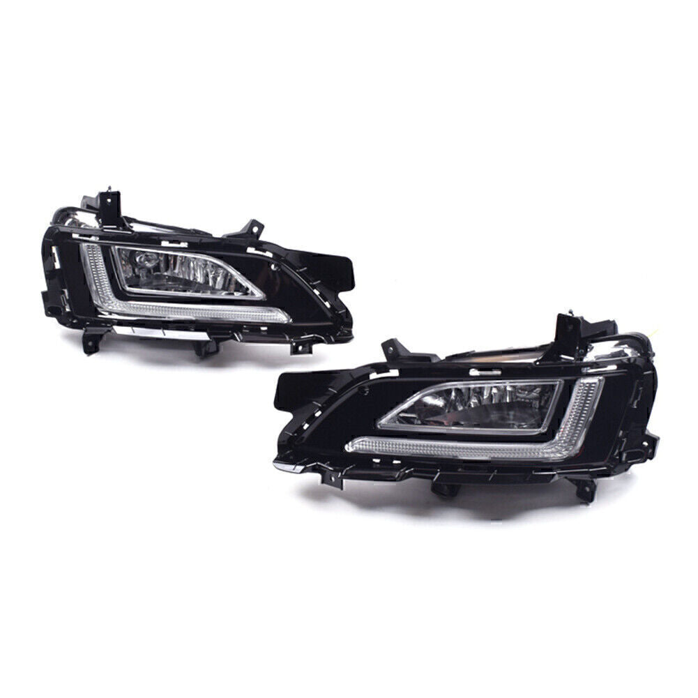 Pair LED Daytime Running Fog Light Front Bumper DRL for Hyundai for Tucson 19-20