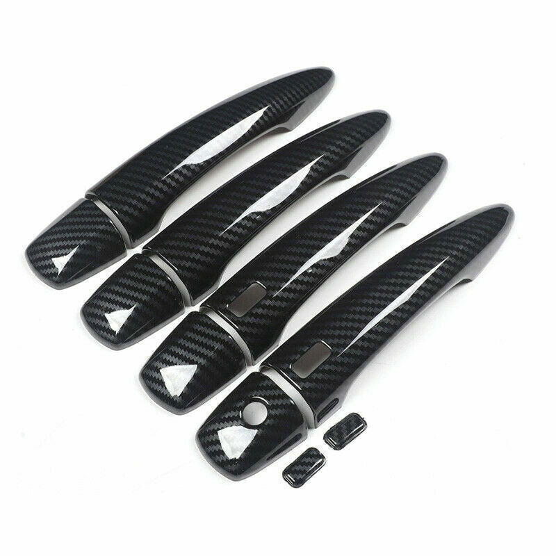 Carbon Fiber External Door Handle Cover Trim for Nissan Sentra Sylphy 2020-2022