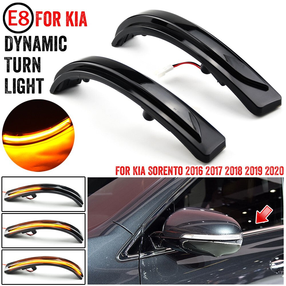Dynamic Side Turn Signal Light for Kia Sorento 2016 2017 2018 2019 2020
