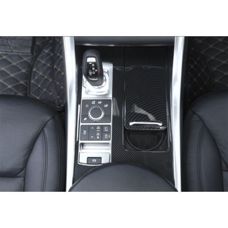 Carbon Fiber Inner Console Gear Shift Panel Trim for Range Rover Sport 2018-2020