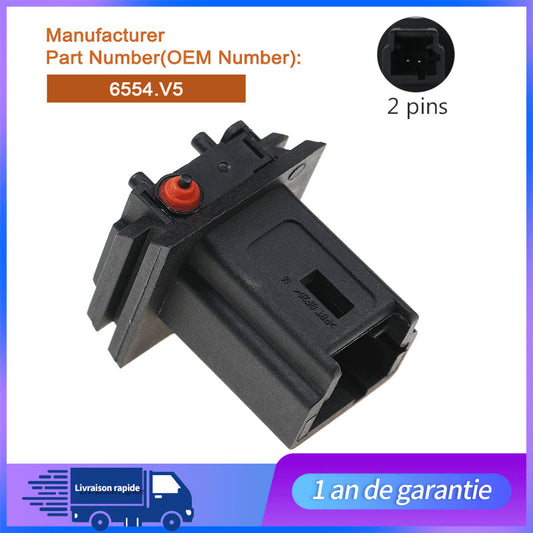 Micro contacteur ouverture de Coffre Hayon pour for Citroën 207 307 308 407 6554.V5 n