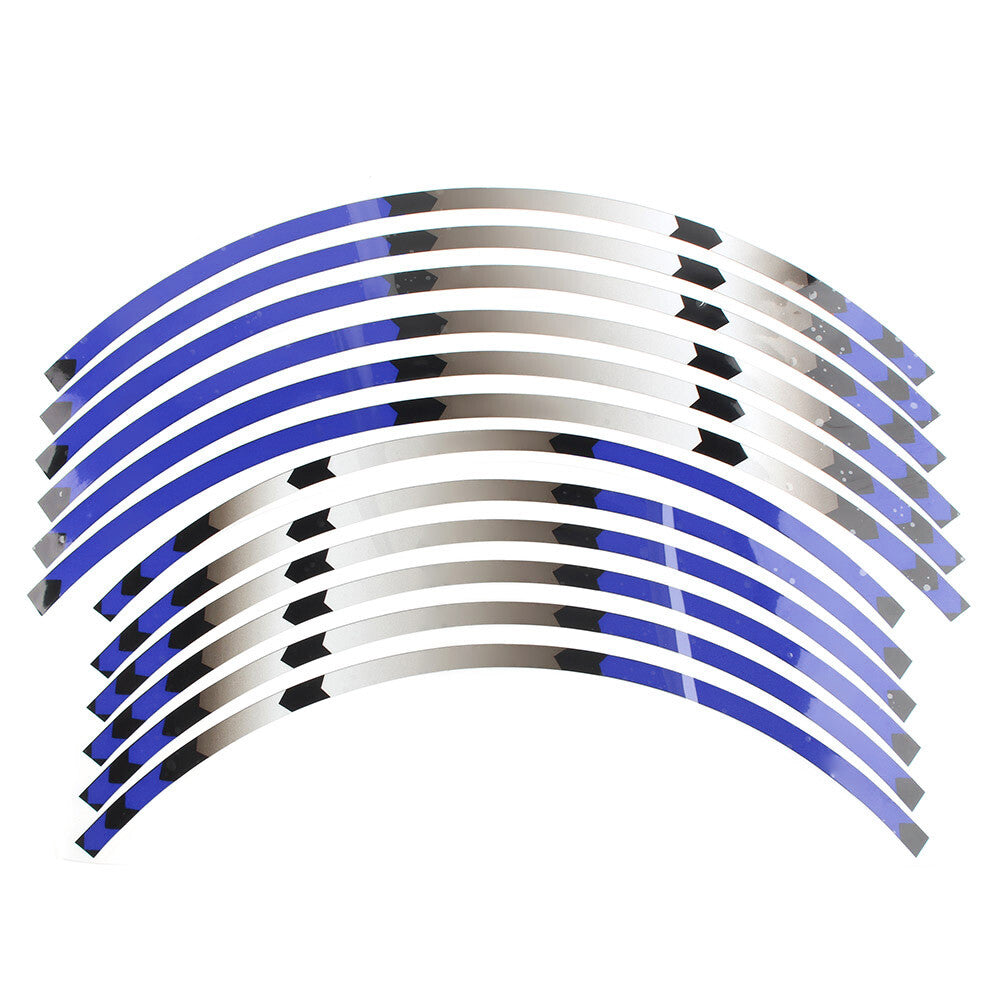for HONDA XR650L XR250l Rim 21/18 Stripes Wheel Decals Tape Stickers Blue